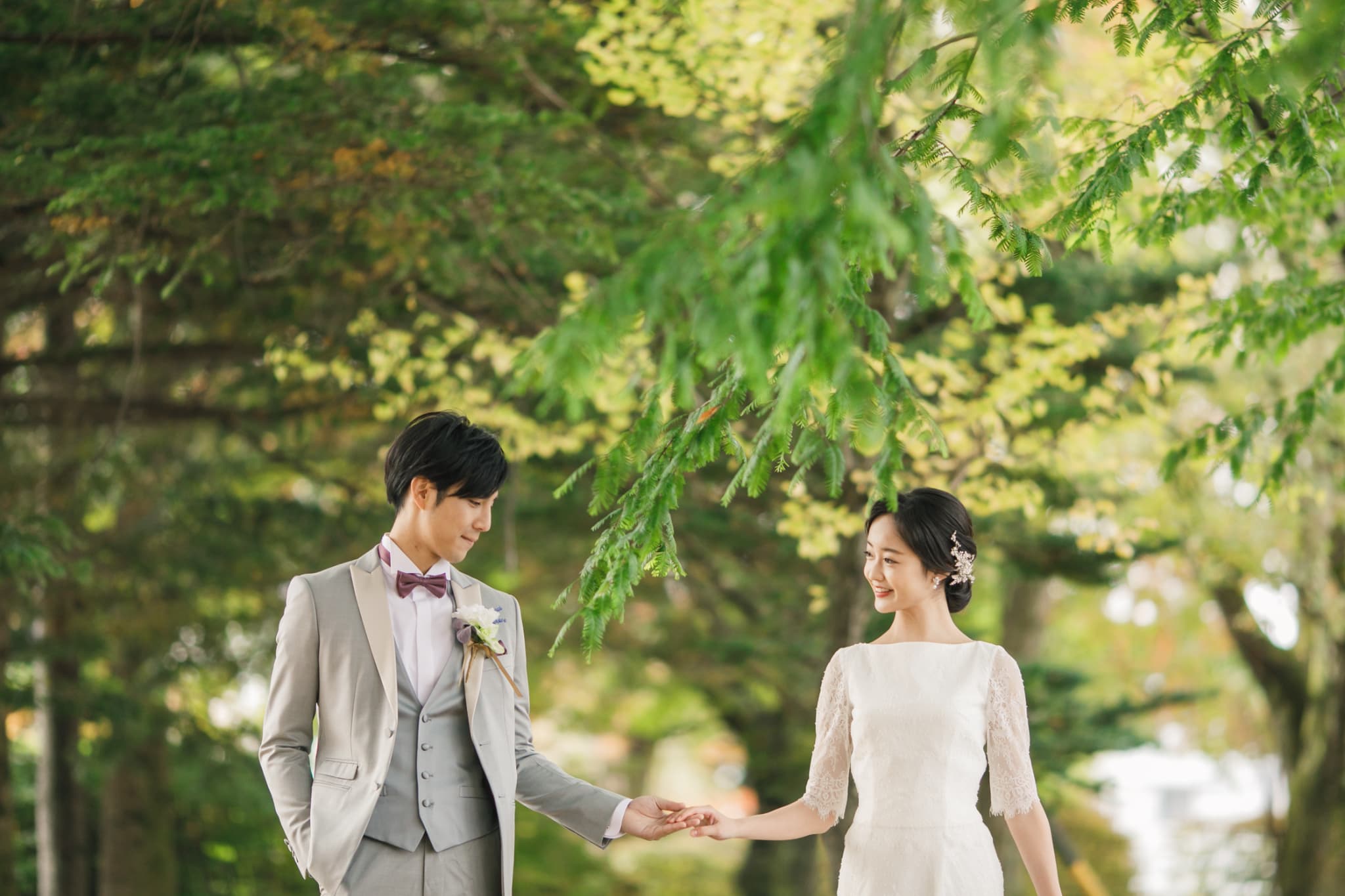 四季折々に表情を変える軽井沢でロケーションフォトも可能